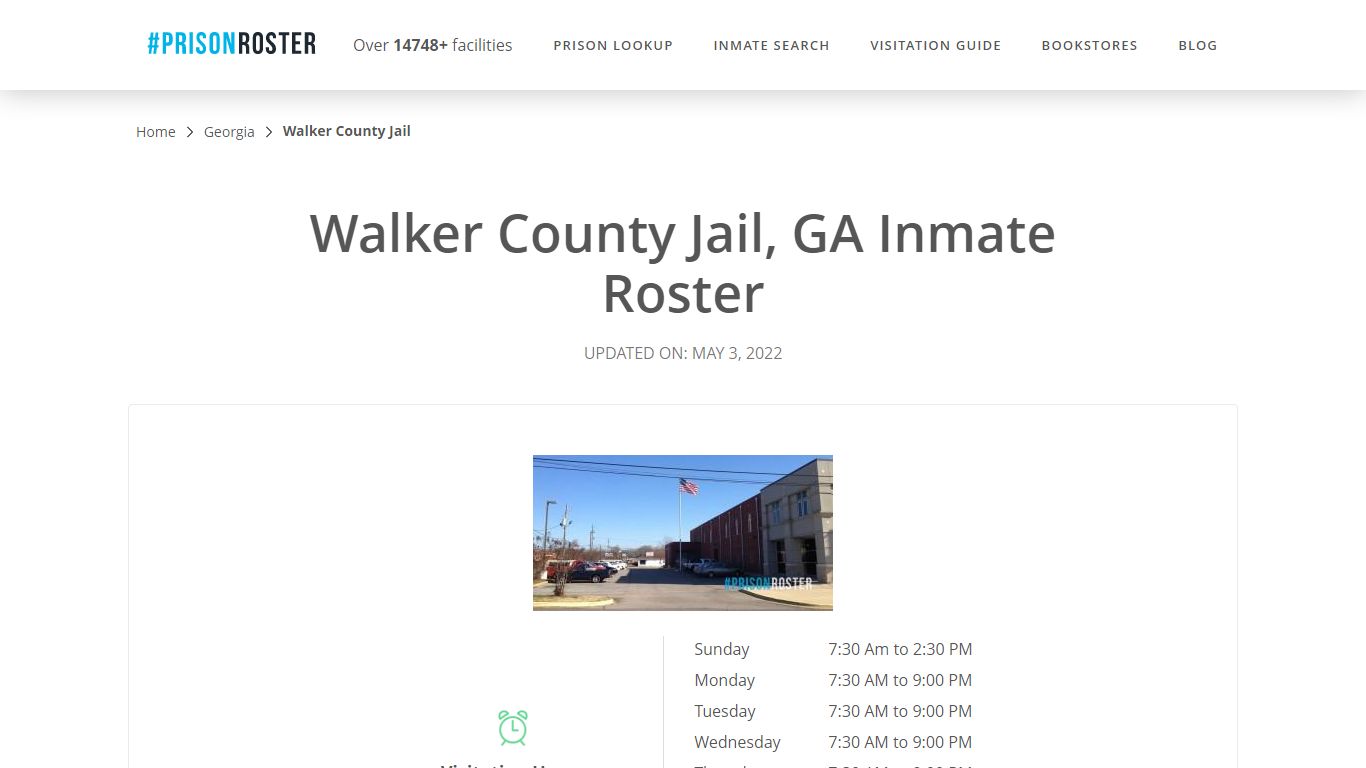 Walker County Jail, GA Inmate Roster
