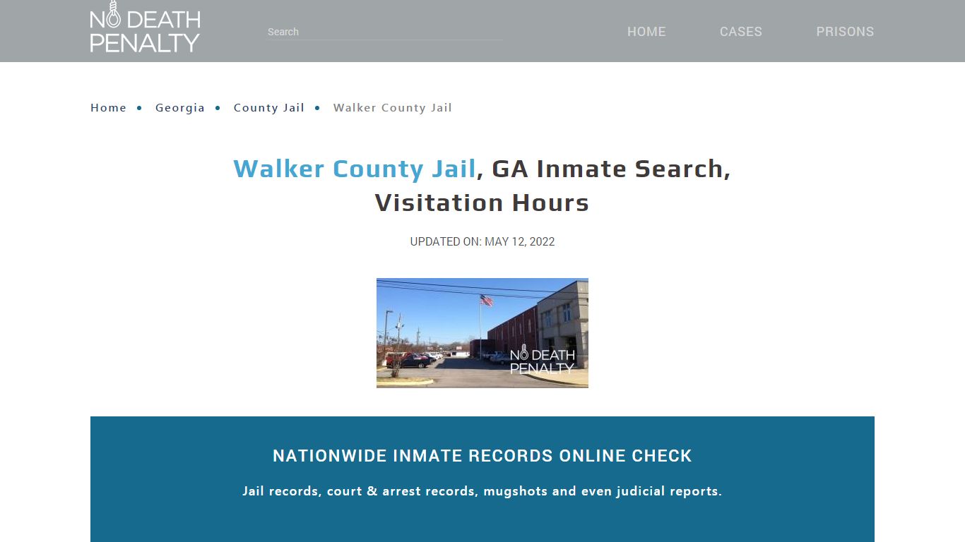 Walker County Jail, GA Inmate Search, Visitation Hours